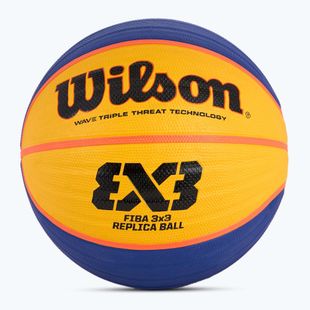 Wilson Fiba 3x3 Replica RBR Basketball blau/gelb Größe 6