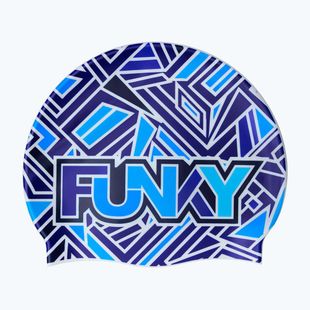 Badekappe Funky Silicone blue bits