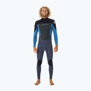 Neoprenanzug Herren Rip Curl Omega 5/3 mm GB B/Zip 7 grau-blau 113MFS