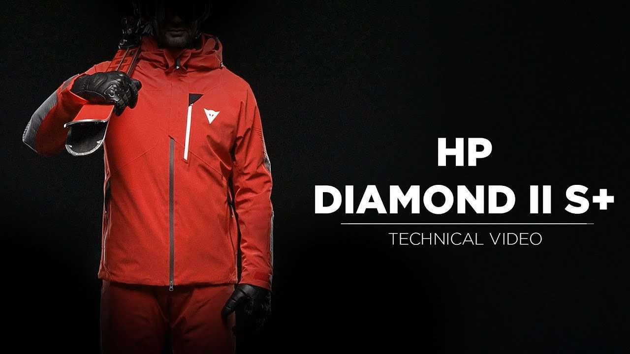 Herren-Skijacke Dainese Hp Diamond II S+ fire red
